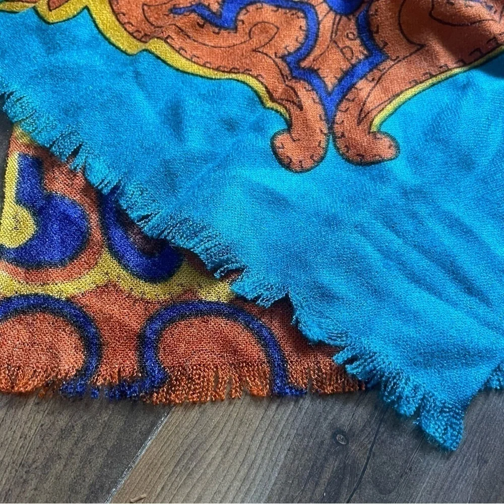 Collection Eighteen | Blues Browns and Golden Pashmina